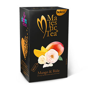 Biogena Majestic Tea Mango & Rose 20x2,5g Früchtetee aromatisiert, portioniert. Biogena CB s.r.o.