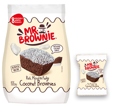 Mr. Brownie - Kokosplätzchen 200gr - 8 x 2,5 g
