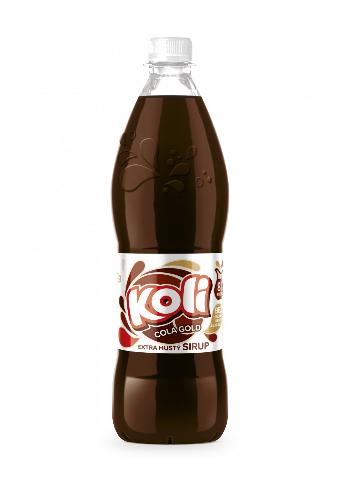 Koli-Sirup EXTRA dick 0,7lt Cola Gold – Limonade mit vollem Cola-Geschmack. Sodovkárna Kolín