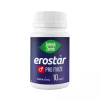 Green Earth Erostar Nahrungsergänzungsmittel für Männer, die ihr Sexualleben abwechslungsreicher gestalten möchten. Die Wirkung tritt innerhalb einer Stunde ein. Die Packung enthält 10 Kapseln.